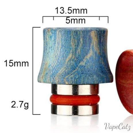 510 Wooden Styled Resin Cone Tip C7