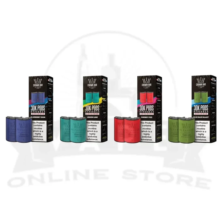AL Fakher 30k Puff Crown Bar Hypermax Refill Replacement Pods