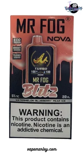Blitz Turbo Mr Fog Nova 36K Puffs Disposable Vape