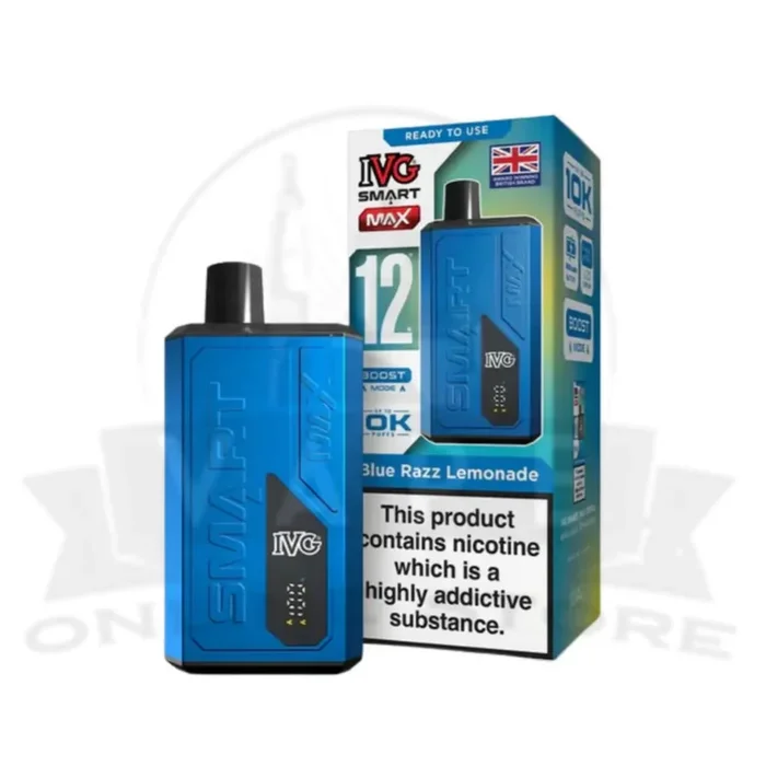 Blue Razz Lemonade IVG Smart Max 10k Vape Kit