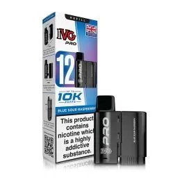 Blue Sour Raspberry Ice IVG Pro 12 Refill Pods
