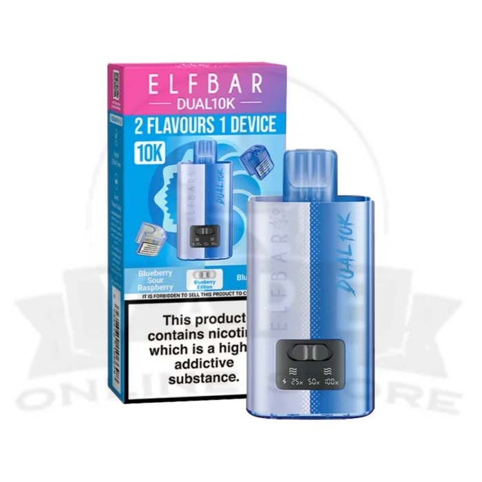 Blueberry Edition Elf Bar Dual 10K Puffs Disposable Pod Kit