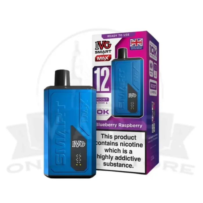 Blueberry Raspberry IVG Smart Max 10k Vape Kit