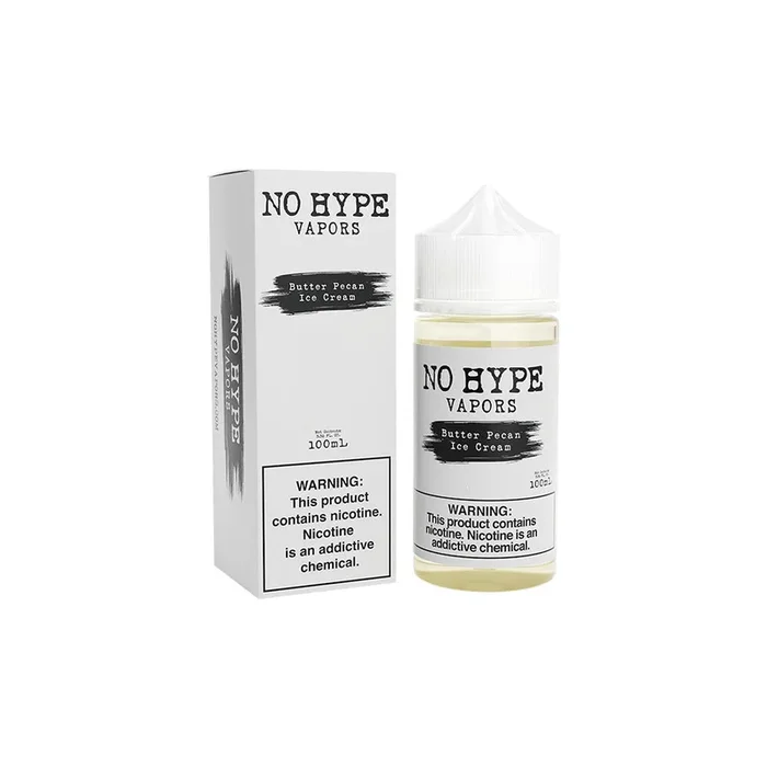 Butter Pecan Ice Cream by No Hype E-Liquid 100mL Freebase
