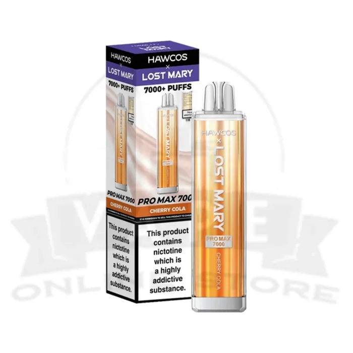 Cherry Cola HAWCOS X Lost Mary Pro Max 7K Puff Vape Kit