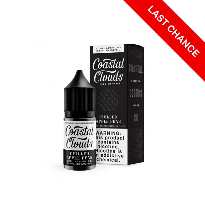 Coastal Clouds Premium Vapor Coastal Clouds Salt 30ml Chilled Apple Pear