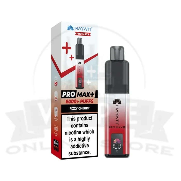Fizzy Cherry Hayati Pro Max Plus 6000 Puffs Pod Kit