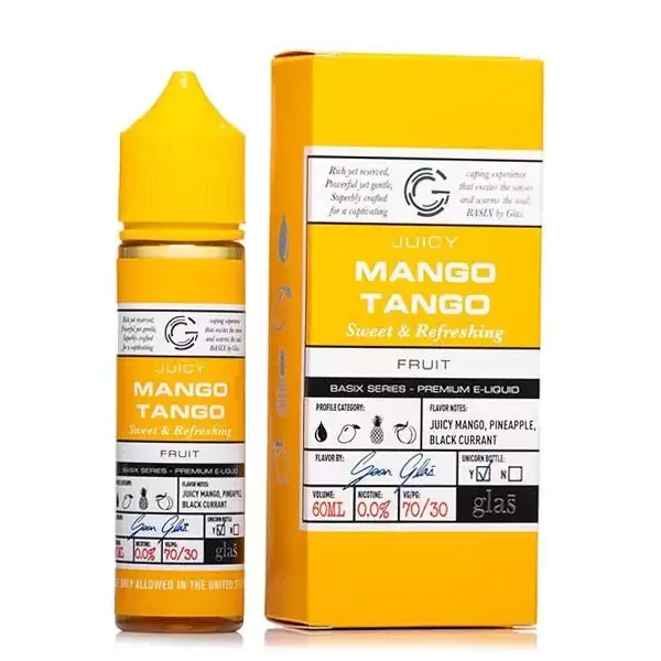 Glas Glas Basix Series 60ml Mango Tango 0mg