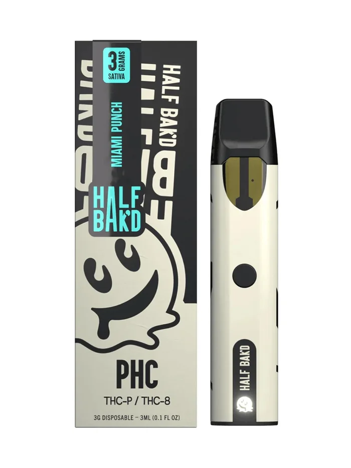 Miami Punch Half Bakd PHC + THC-P + THC-8 Disposable Vape 3G