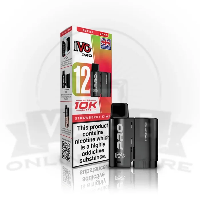 Strawberry Kiwi IVG Pro 12 Prefilled Replacement Pods